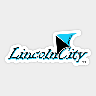 Lincoln City, Oregon Kite Sticker